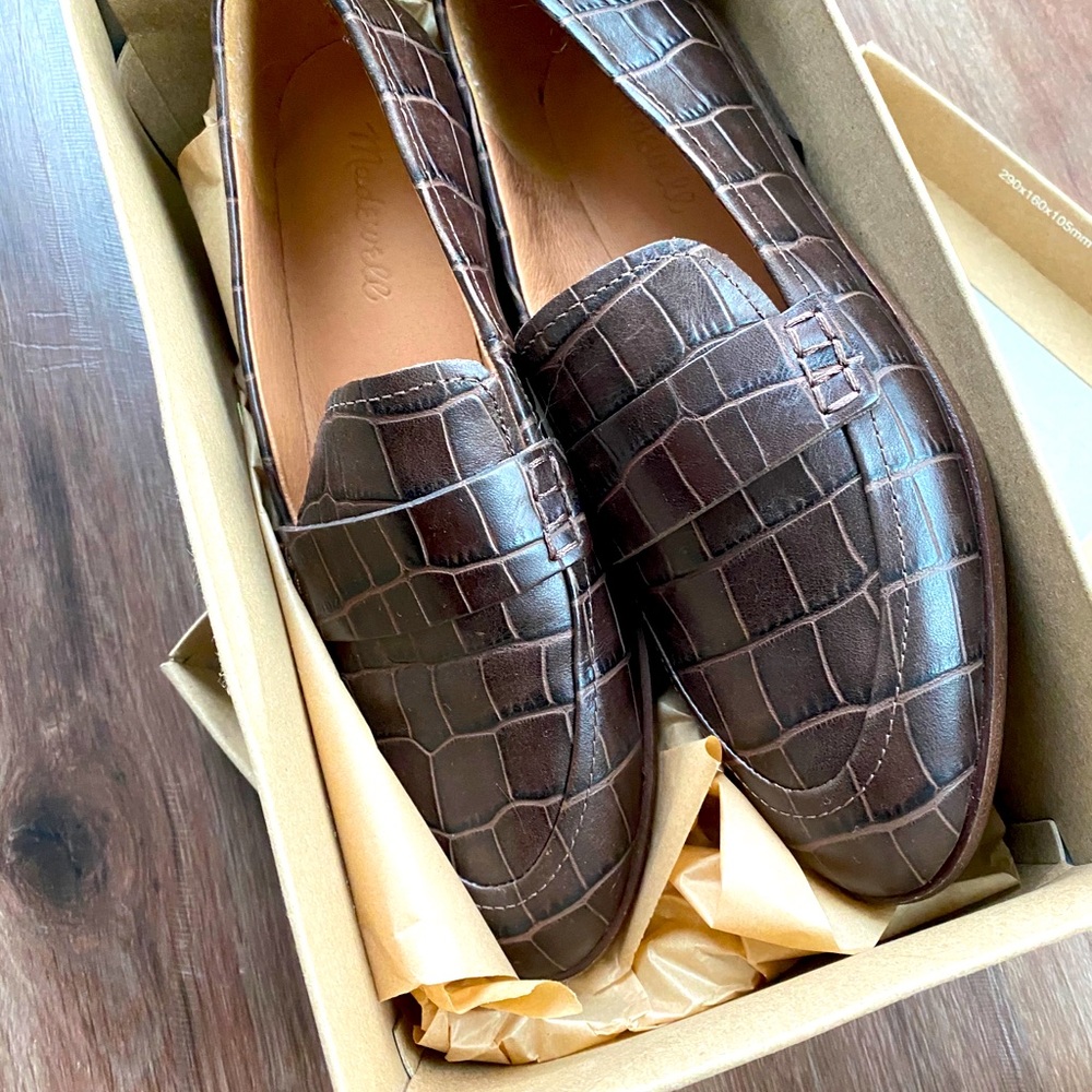 Madewell Brown Loafers size 7